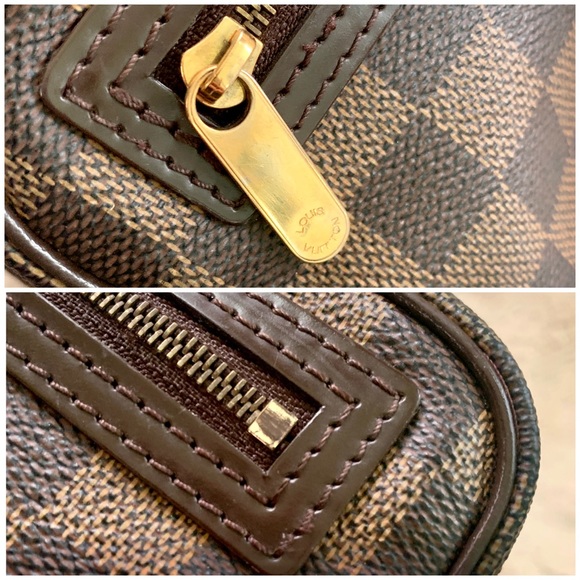 👑✅PRICE FIRM✅NO OFFERS SUPER SALE!! AUTHENTIC LV Damier Ebene Clutch. Rare - Picture 10 of 17